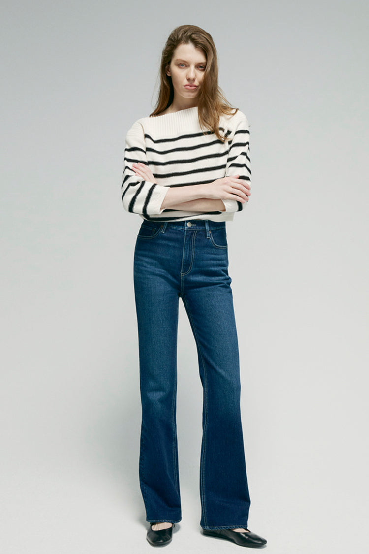 Barbara High Rise Bootcut Jeans HJ004