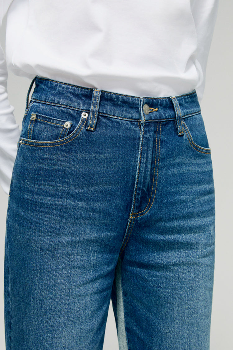 Shadow Split Wideleg Jeans HJ056