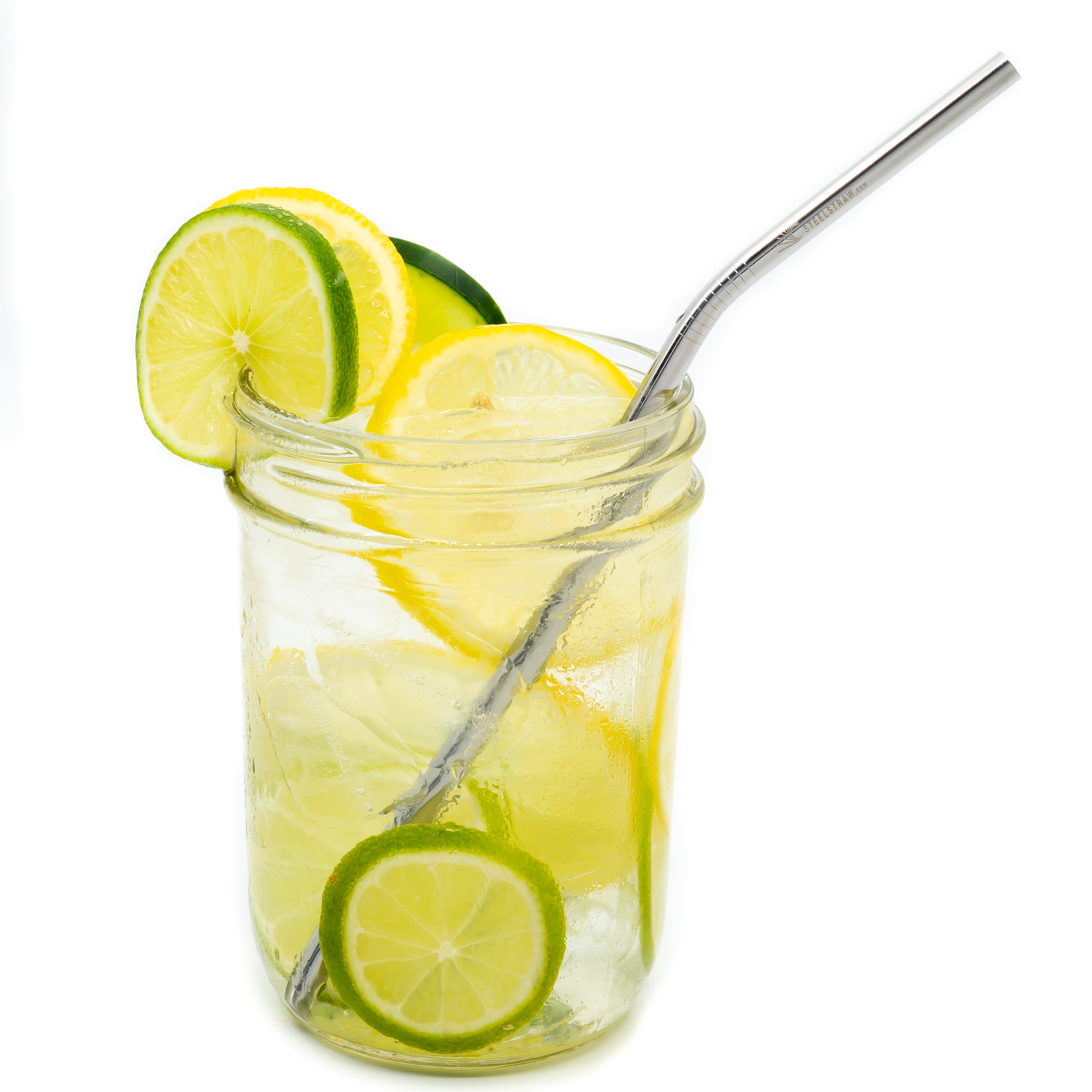 Single - Curved Metal Straws
