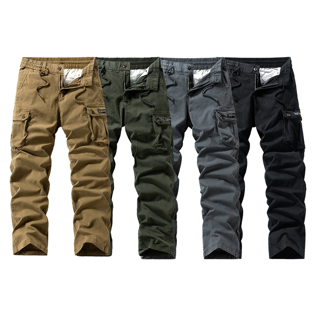 Leg Pants for Men Outdoor Loose Fit Hiking Tactical Trousers