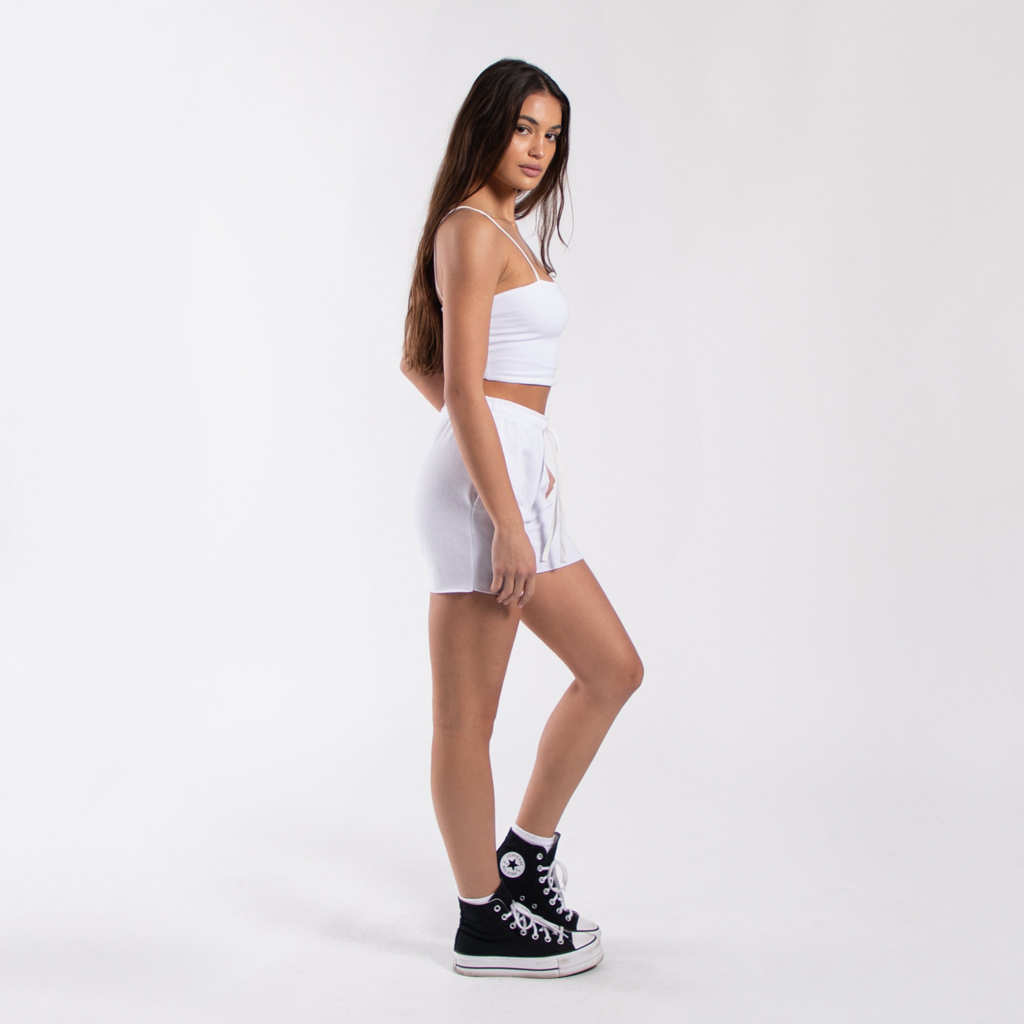 06050 - CLOSEOUT Women's Cropped Bralette Tank