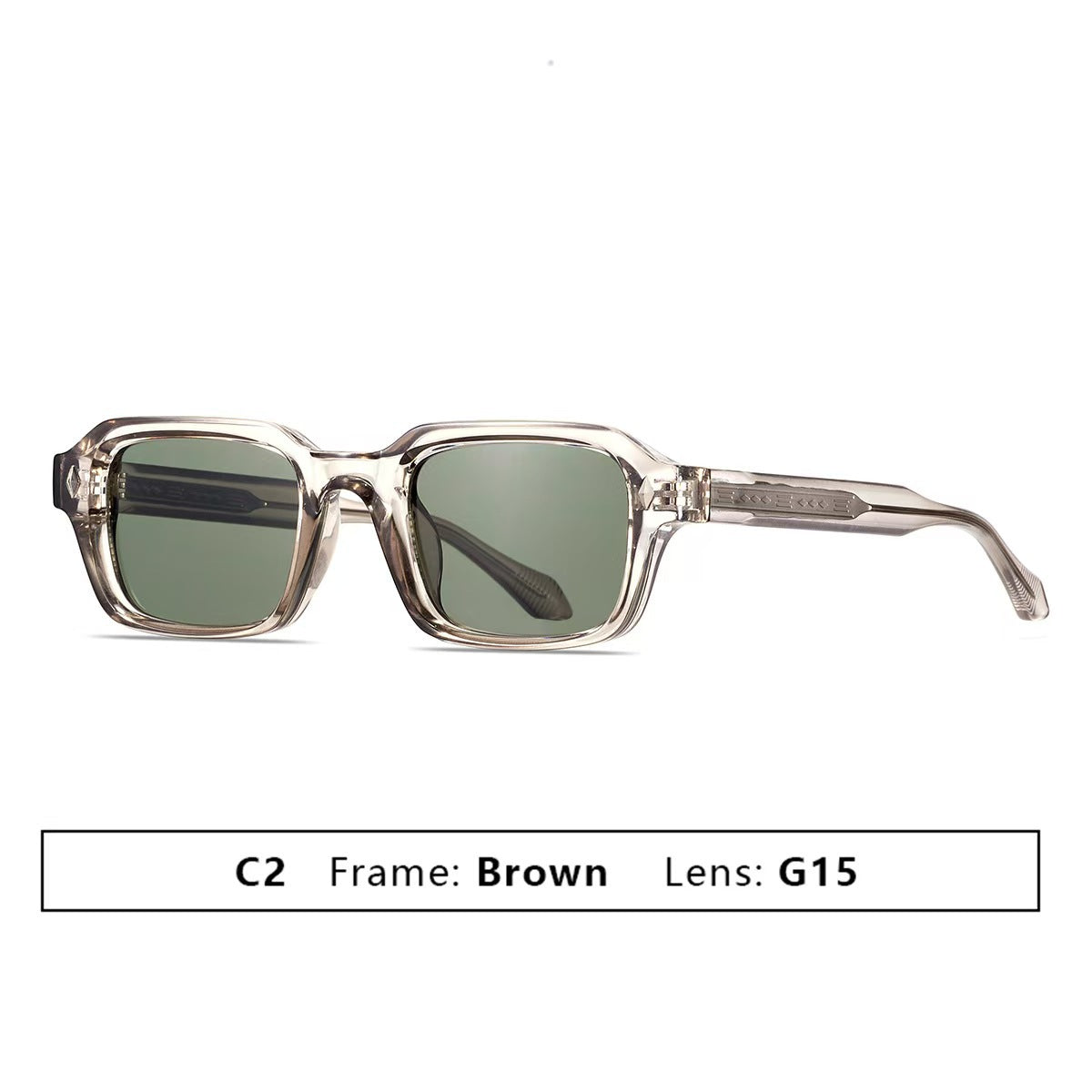 Square Frame Sunglasses Unisex UV400 UV