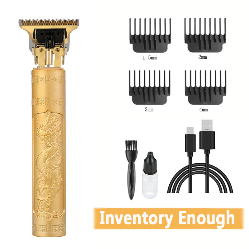 Electric Hair Clipper for Barbershop  Oil Hair Sculpting Electric Haircut Machine, Men's Haircutting Shaver, Bald Head Trimmer