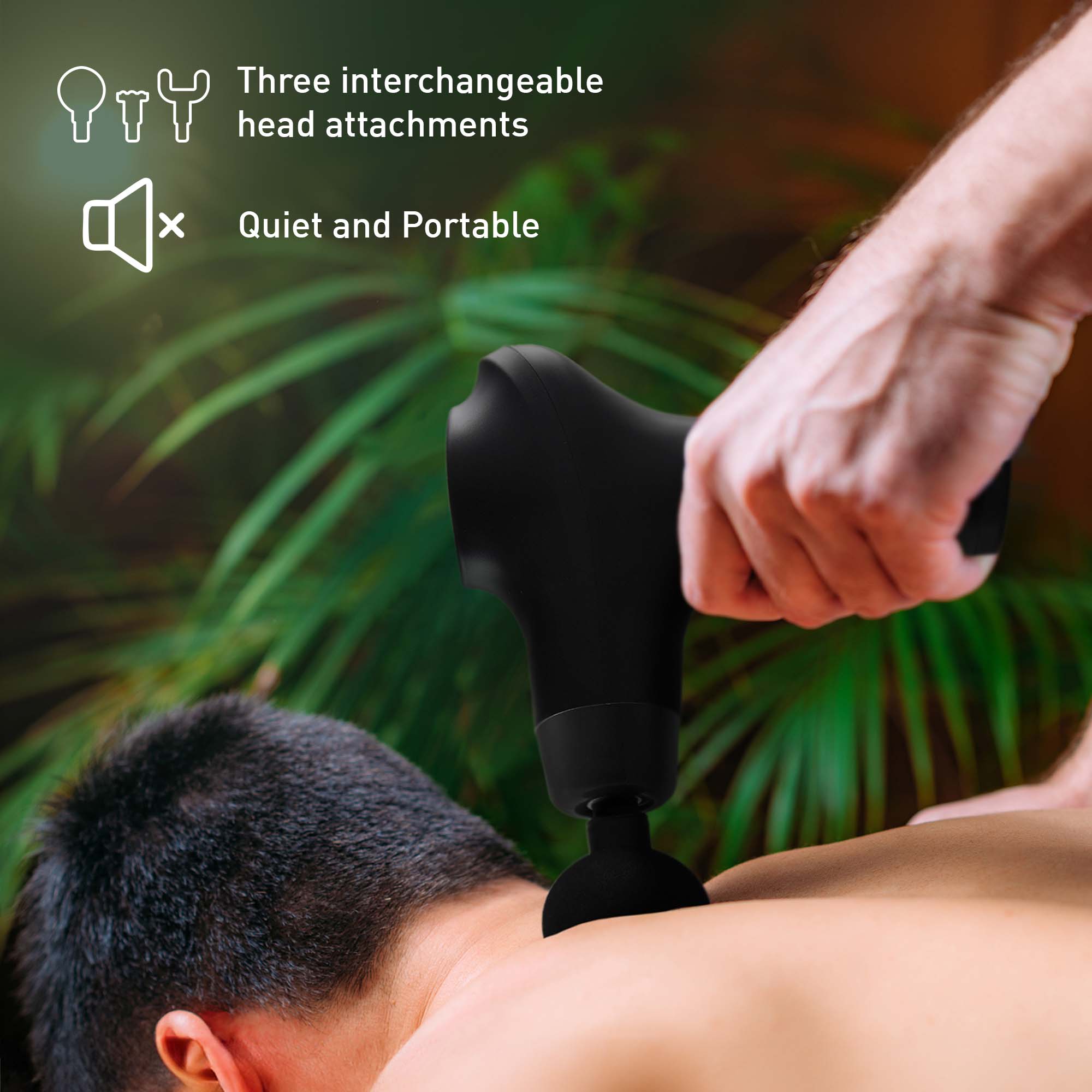 Pursonic Relax & Restore Bundle: Multi-Level Back Stretcher & 3-Speed Massage Gun-1