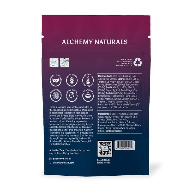CBD Gummies For Sleep - Full Spectrum CBD + CBN-3
