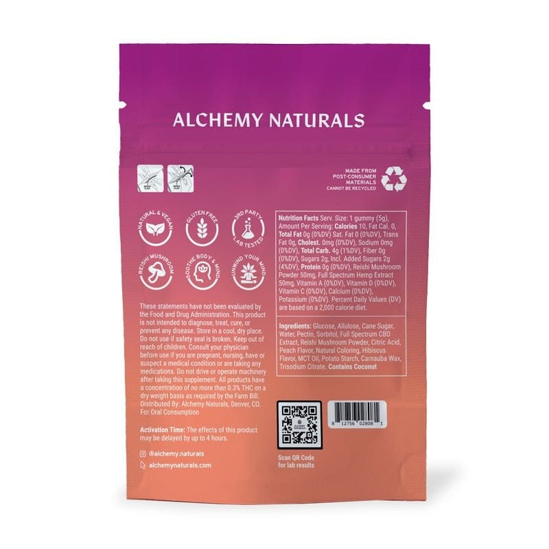 CBD Gummies For Stress - Full Spectrum + Mushroom-3