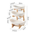 Multi-layer Fruit Tray for Living Room Coffee Table, Front Desk Display for Tea Snacks