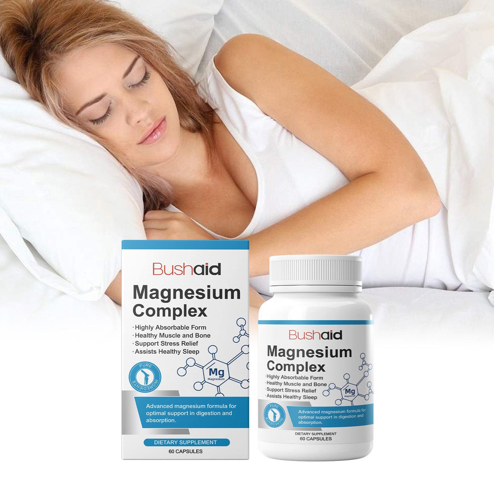 BushAid Vitamin Complex Care Capsules Rejuvenate The Body And Enhance Physical And Mental Comfort Care Capsules