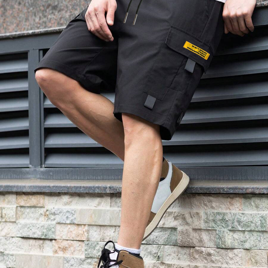 Shorts Men Casual Trendy Loose Ins Drawstring Style Student EU Size