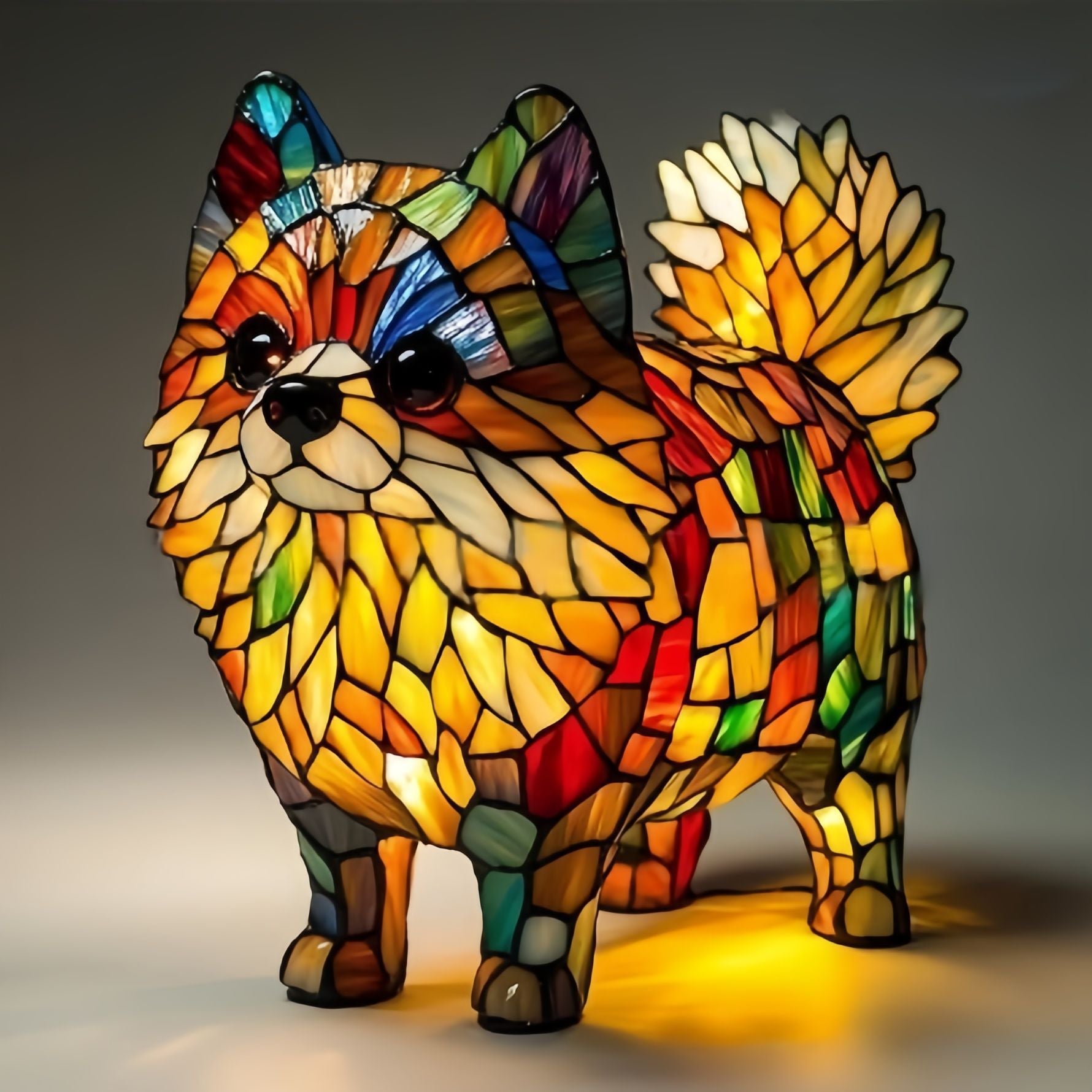 Dachshund Lamp - Bigfoot Lamp Resin Statue LED Decorative Light