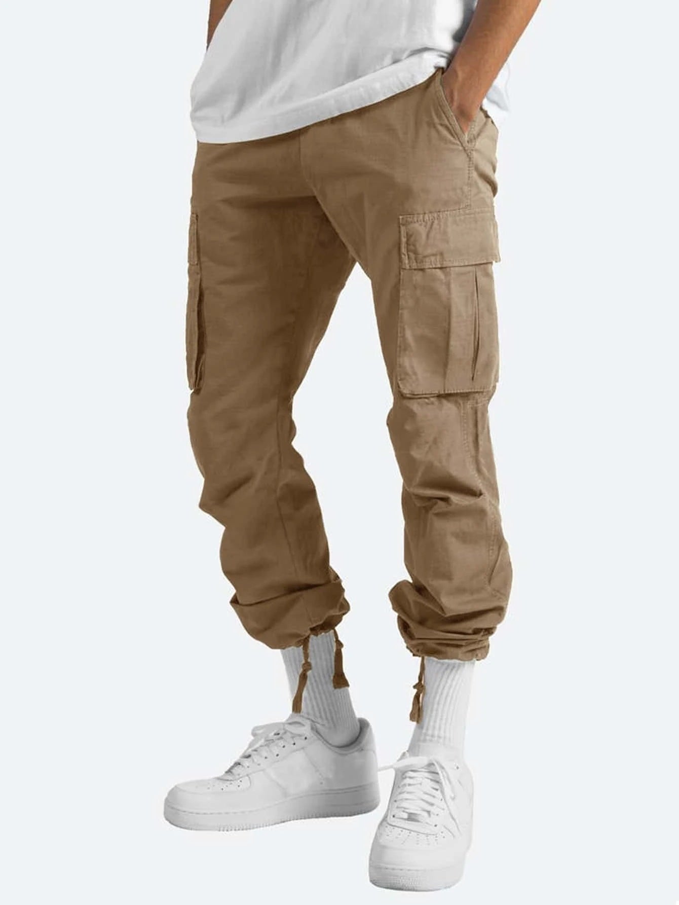 Men's Cargo Pants Long Trousers for Casual and Sporty Wear