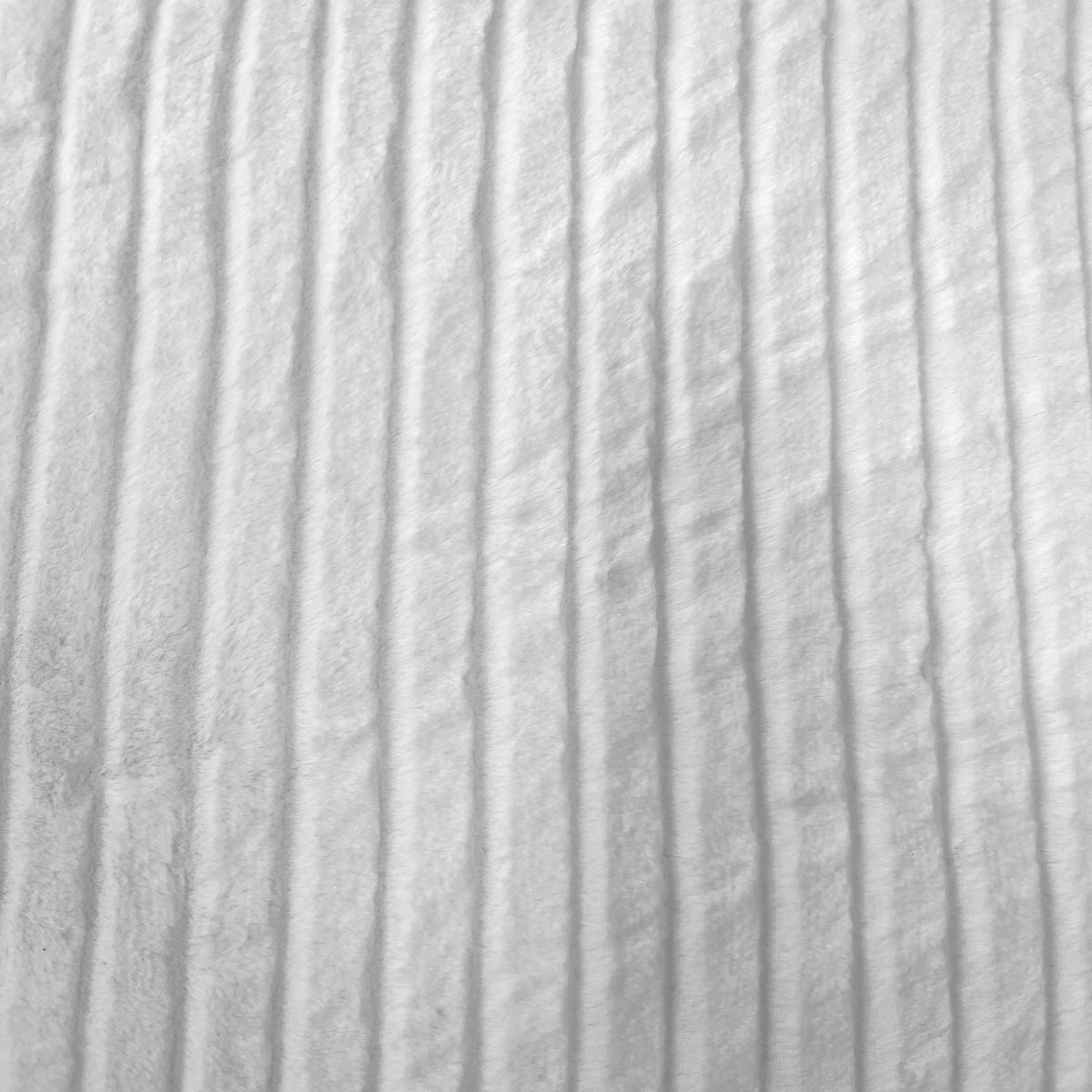 Striped Rabbit Soft Plush Short Pile Faux Fur Fabric-0