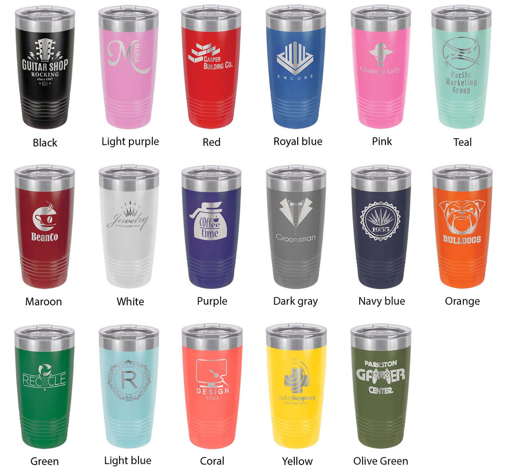 Alaska Tumbler Home State Travel Mug Insulated Laser Engraved Map Coffee Cup 20 oz
