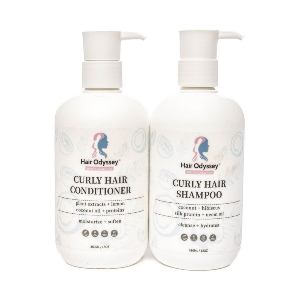 Curly Hair Essentials Duo – Shampoo & Conditioner for Defined Curls-0