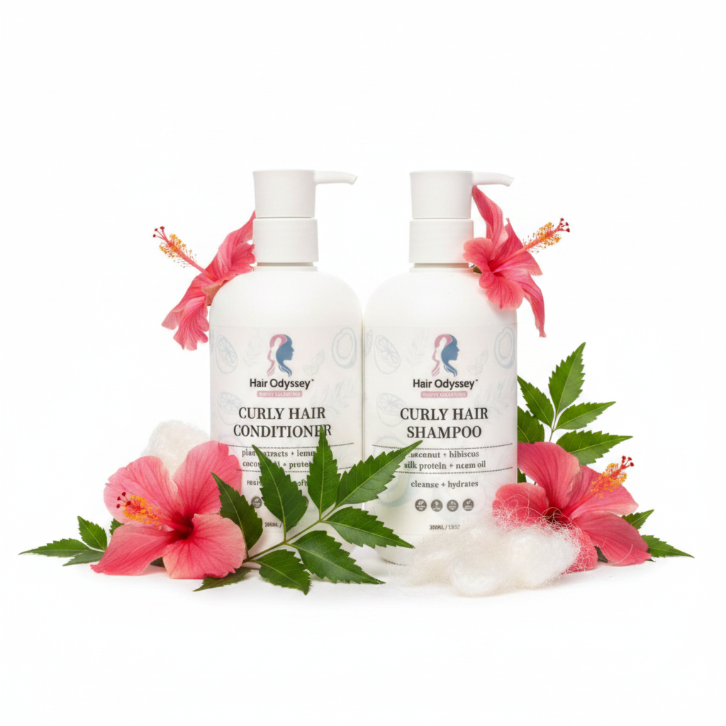 Curly Hair Essentials Duo – Shampoo & Conditioner for Defined Curls-1