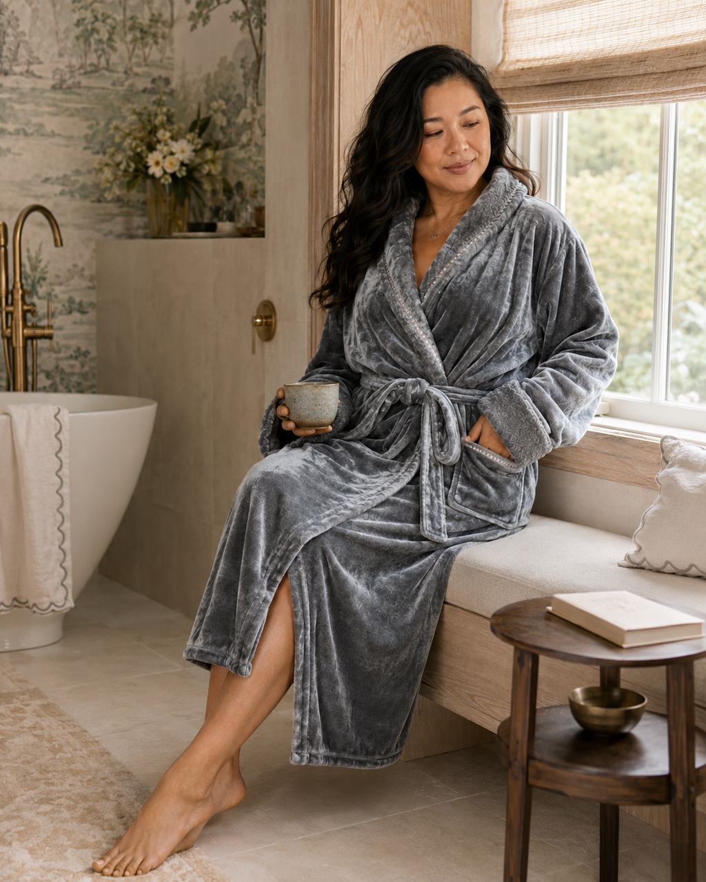 Women's Ultra Soft Plush Bathrobe