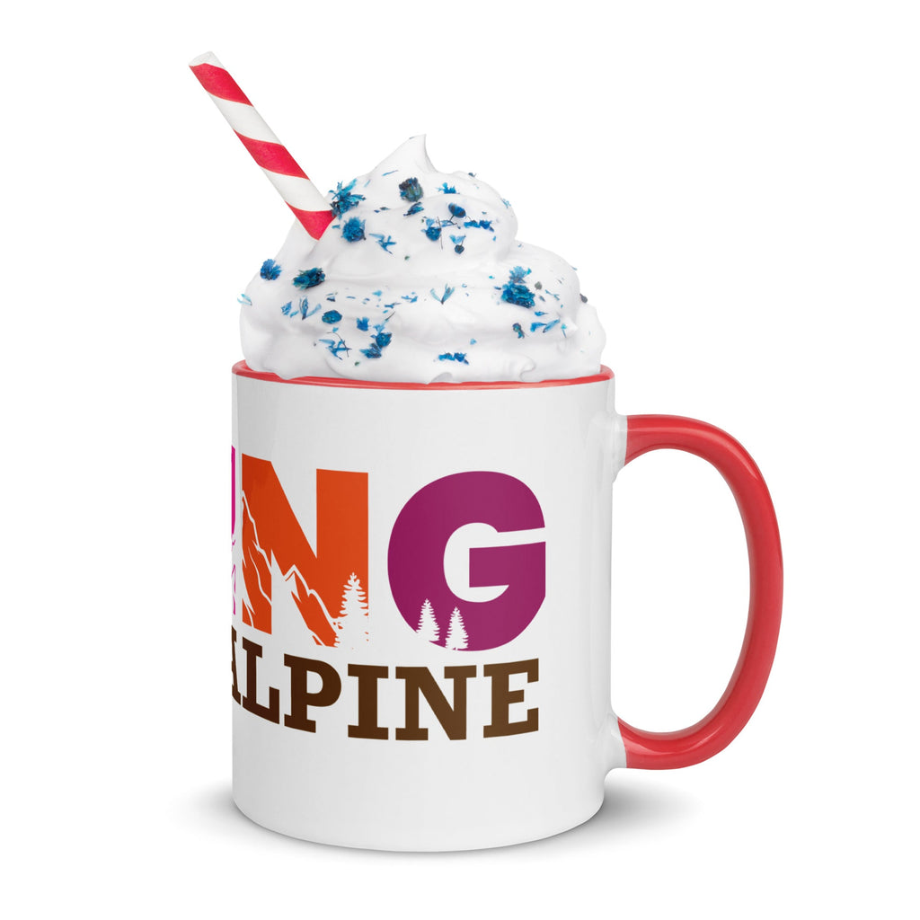 Hiking Alpine Mug with Color Inside
